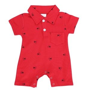 0-3 mo Tractor Romper